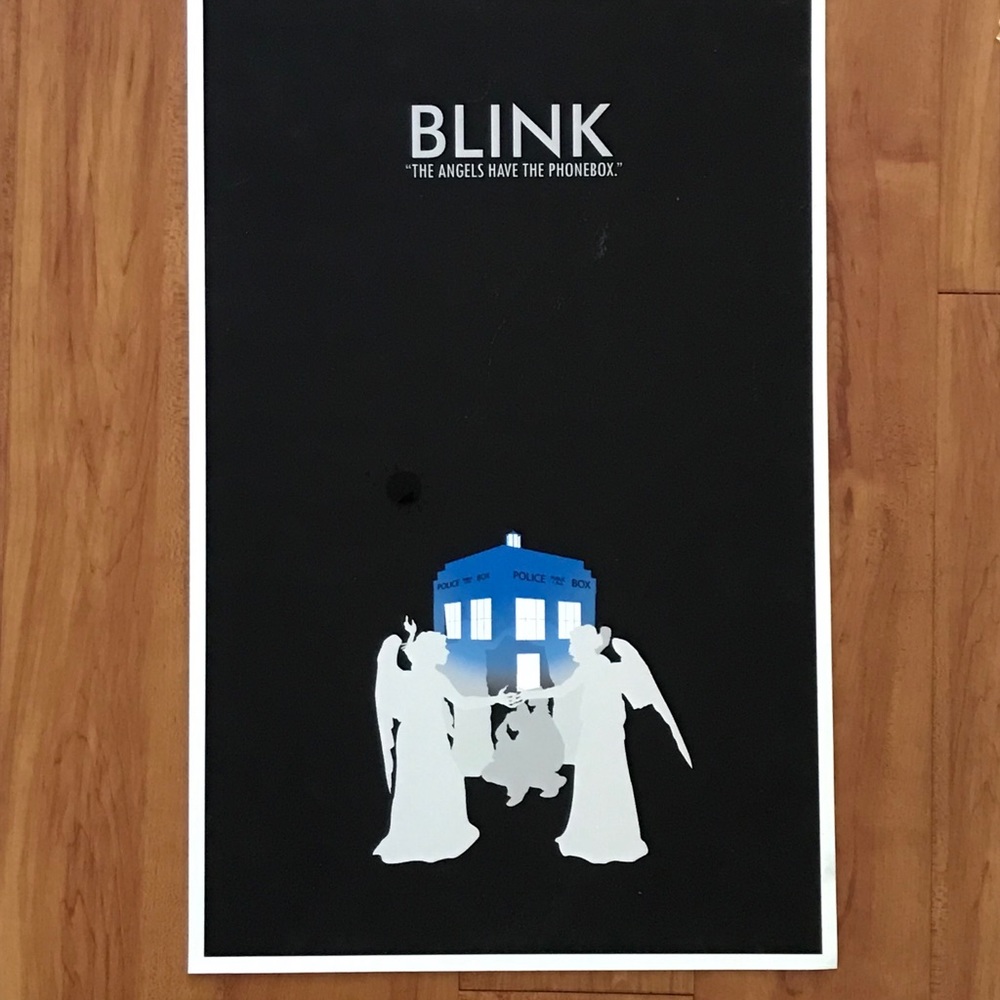 Doctor Who Weeping Angels Matte Print